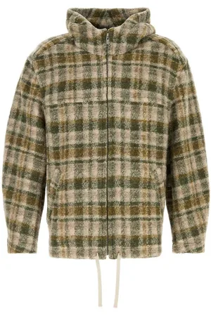 Isabel Marant Checked Zipped Hooded Jacket