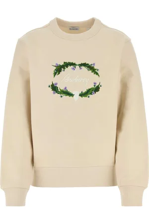 Burberry Sand Cotton Blend Sweatshirt