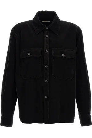 Saint Laurent Ribbed Velvet Shirt