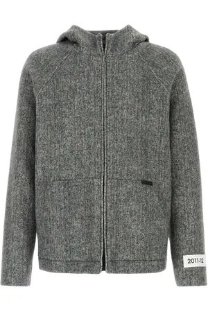 Dolce & Gabbana Melange Grey Acrylic Blend Jacket