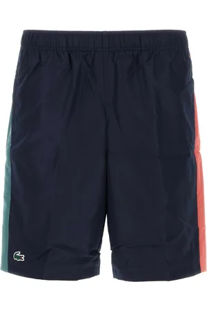 Lacoste Midnight Blue Polyester Bermuda Shorts
