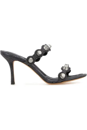 Alexander Wang Dark Leather Riot Mules