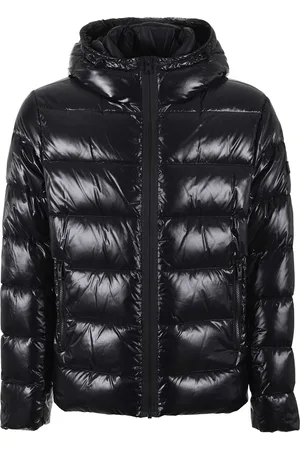 FAY Double Front Feather Jacket In Nylon