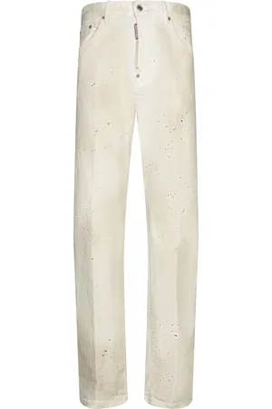 Dsquared2 Loose 642 Ivory Jeans