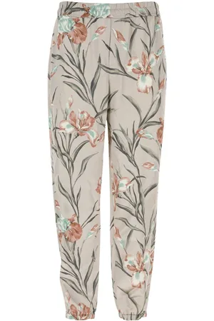 Saint Laurent Printed Satin Pant