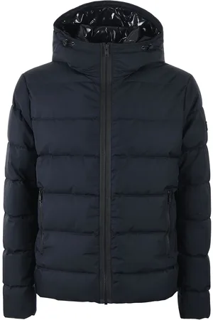 FAY Double Front Feather Jacket In Nylon