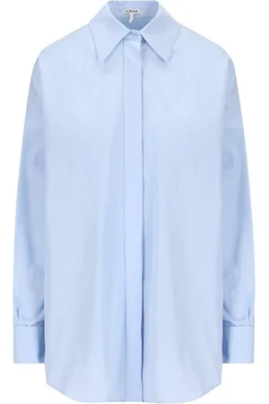 Loewe Curved Hem Buttoned Shirt