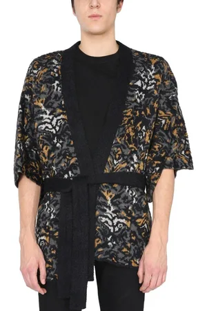 Saint Laurent V-neck Tied Short-sleeved Cardigan
