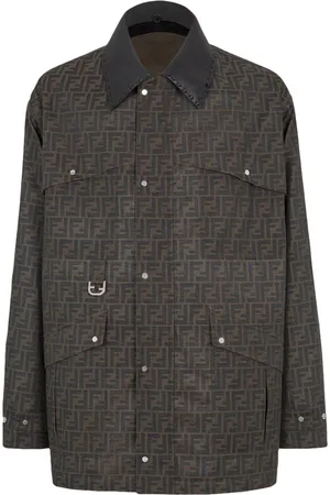 Fendi Monogrammed Collared Jacket