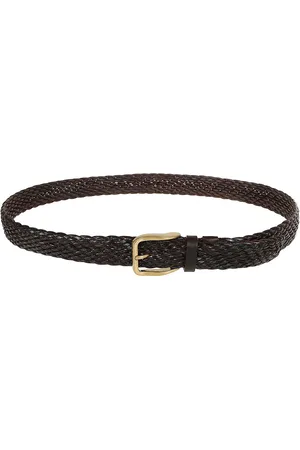 Brunello Cucinelli Interwoven-designed Buckle Fastened Belt