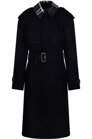 Burberry Double Breasted Belted Trench Coat