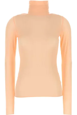 DRIES VAN NOTEN Salmon Stretch Nylon Top