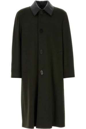 Fendi Bottle Wool Blend Coat