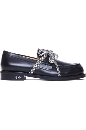 Mach & Mach Crystal Studs Loafers
