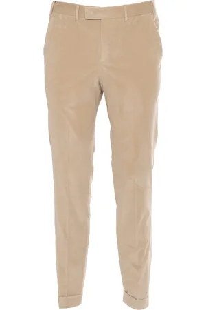PT Torino Master, Flat Front, Diagonal Pockets, Flap Back Pockets, Turn-up