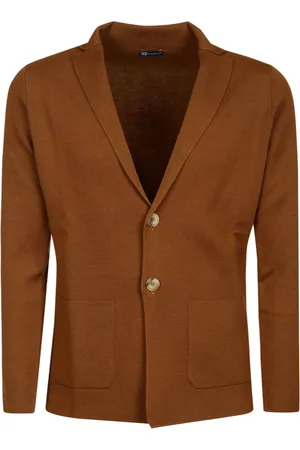FILIPPO DE LAURENTIIS Single Revers Jacket E. fine Merino