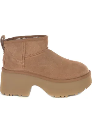 UGG Boots classic Ultra Mini New Heights Made Of Suede Leather