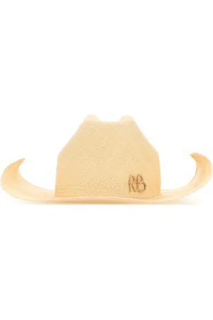 Ruslan Baginskiy Beige Straw Hat