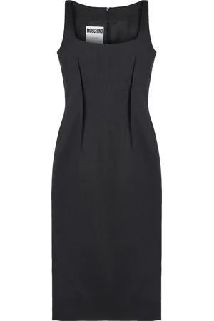 Moschino Virgin Wool Midi Dress