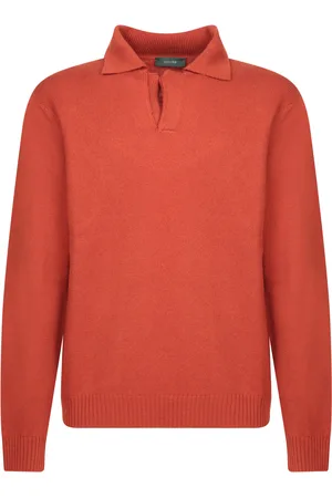 ZANONE Slim Fit Long Sleeve Polo Shirt