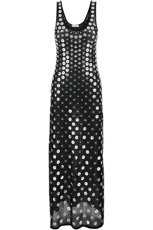 Paco rabanne Embroidered Long Dress