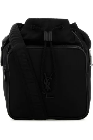 Saint Laurent Black Nylon Bucket Bag