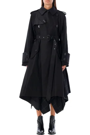SACAI Paneled Trench Coat