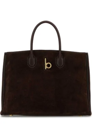 Burberry Brown Suede Small Rocking Horse Handbag