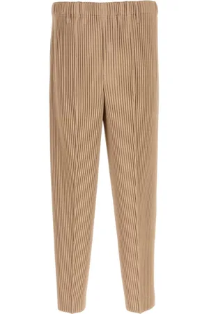 Issey Miyake Antiqued Pink Polyester Pant