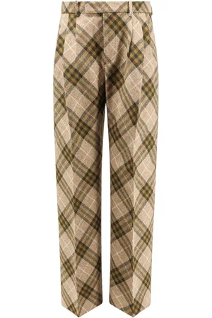 Burberry Beige Wool Pants