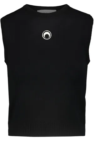 Marine Serre Moon Logo Knit Vest