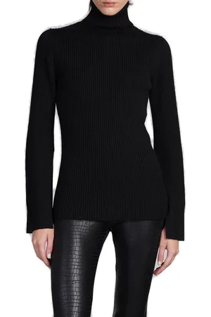 JUNYA WATANABE Long-sleeved Ribbed Turtleneck Top