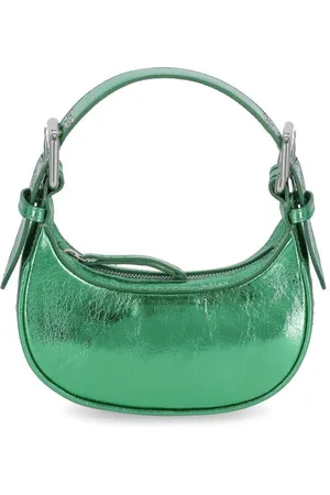 By Far Metallic Zipped Shoulder Bag