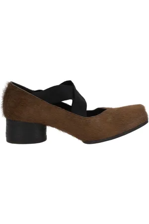 UMA WANG Square-toe Heeled Ballerina Shoes