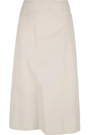 LORENA ANTONIAZZI Belted Waist Midi Skirt