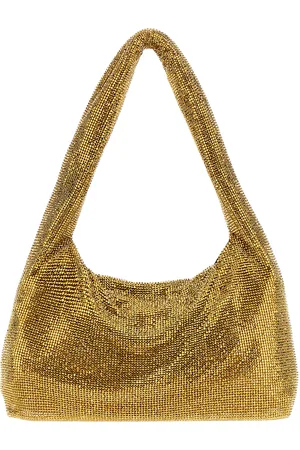 KARA Embellished Mesh Armpit Shoulder Bag
