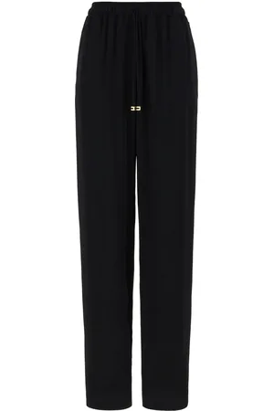 Elisabetta Franchi Black Acetate Blend Pants
