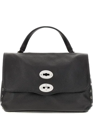 Zanellato Black Leather Small Postina Handbag