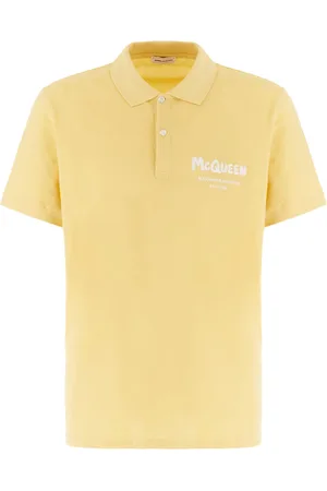 Alexander McQueen Pastel Yellow Piquet Polo Shirt