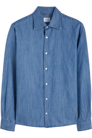 Aspesi Mens Denim Blue Shirt