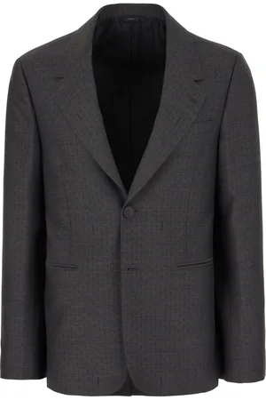 Fendi Dark Grey Wool Blazer