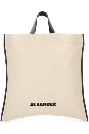 Jil Sander Sand Canvas Shopping Bag