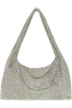 KARA Embellished Mesh Armpit Shoulder Bag