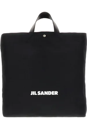 Jil Sander Black Canvas Shopping Bag
