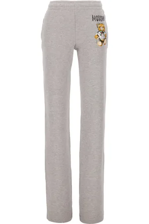 Moschino Melange Grey Cotton Joggers