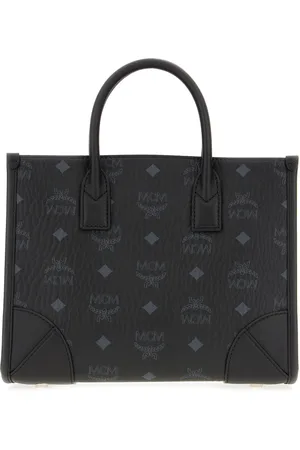 MCM Printed Synthetic Leather Small Munchen Handbag