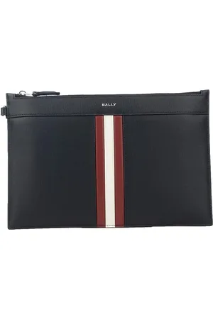 Bally Black Leather Clutch
