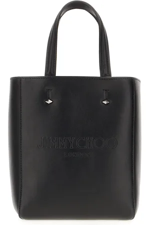 Jimmy Choo Black Leather Small Lenny Handbag