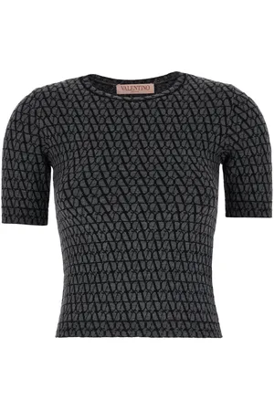 VALENTINO GARAVANI Embroidered Wool Top
