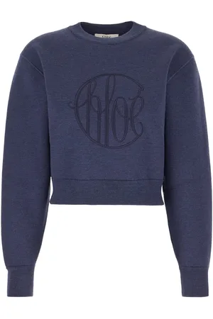 Chloé Navy Blue Linen Sweater
